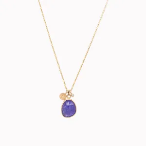 Tanzanite Juicy Drop Necklace