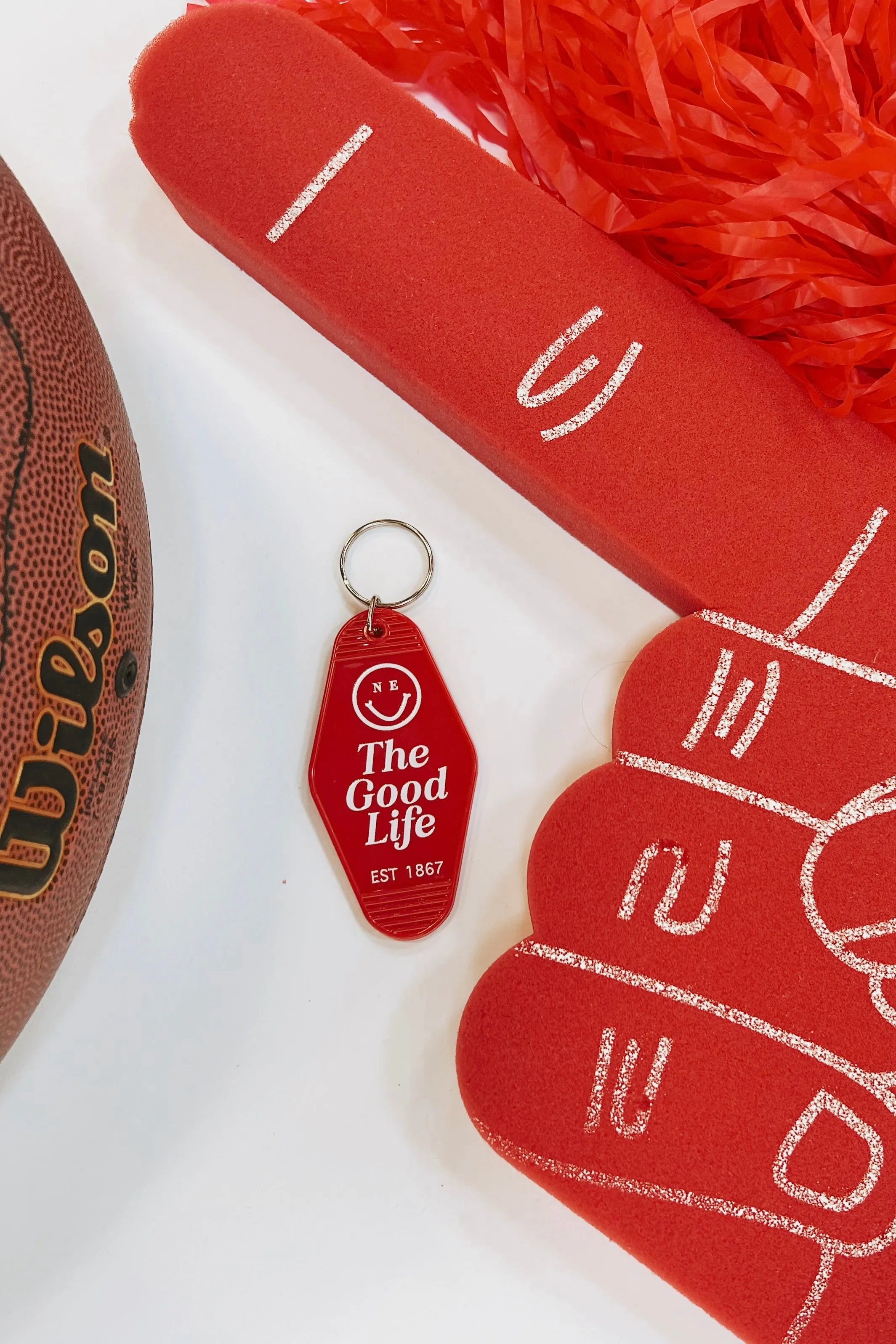 The Good Life Keychain (Red)