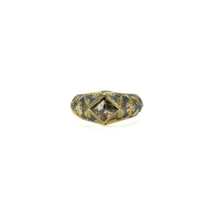 VALLETTA PRIMROSE TENDRIL DOUBLE DIAMOND RING