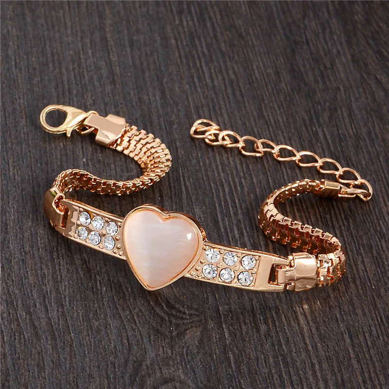 Wonderful design jewelry 13 Style 18k Gold Filled charming Opal Austrian crystal Bracelet for Women gifts