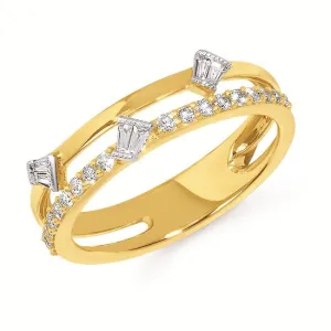 Yellow Gold  Diamond Fashion Ring