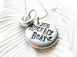 You Rock My Boat Necklace | Nautical Jewelry