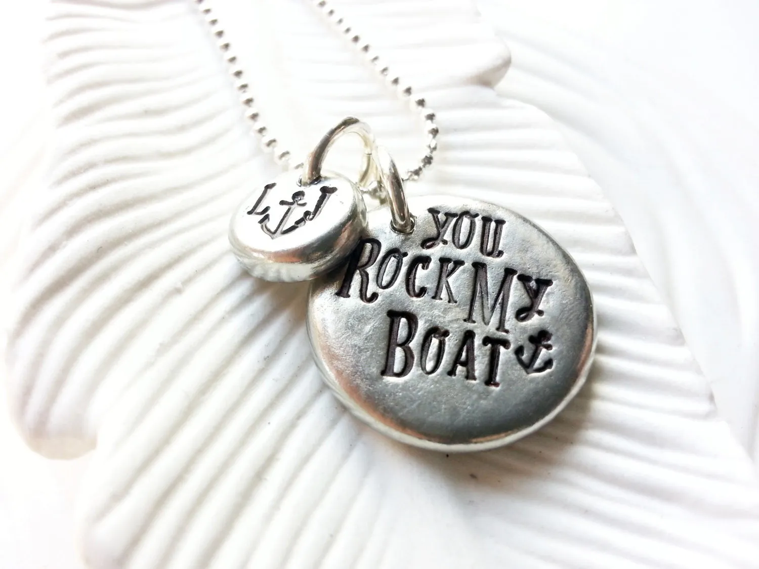 You Rock My Boat Necklace | Nautical Jewelry